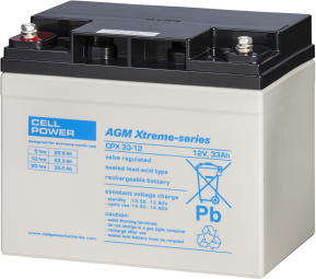 Akumulators Cellpower CPX 33-12, 12V 33Ah