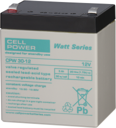 Akumulators Cellpower CPW 30-12, 12V 5Ah