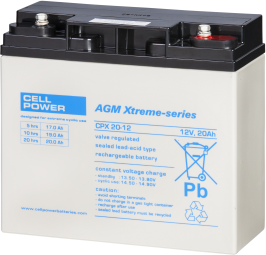 Akumulators Cellpower CPX 20-12, 12V 20Ah