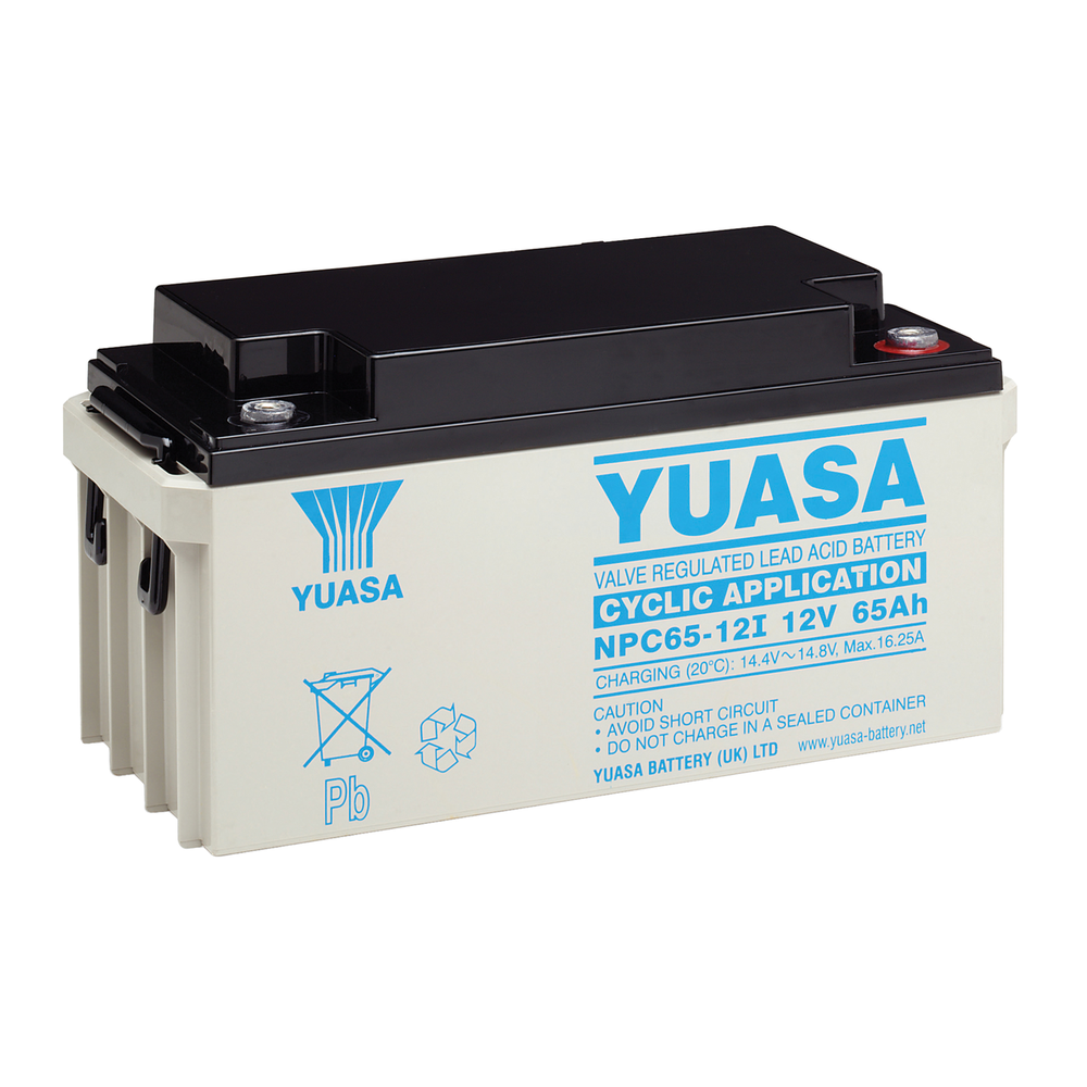 Akumulators Yuasa 12V 65Ah (NPC65-12)