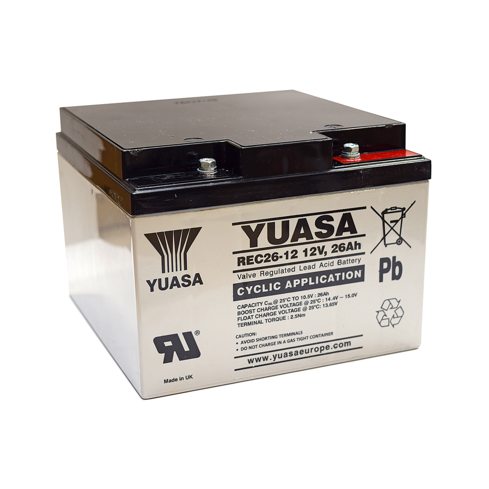 Akumulators Yuasa 12V 26Ah (REC26-12I)