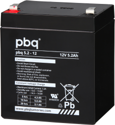 PBQ 12V 5.2Ah (PBQ 5.2-12)
