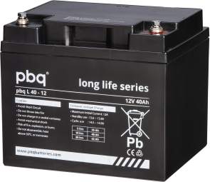 Akumulators PBQ L 40-12, 12V 40Ah