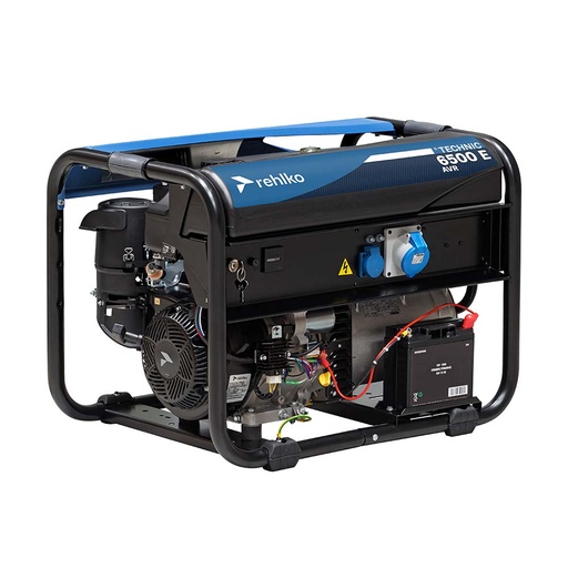 [11111065] Portatīvais ģenerators REHLKO TECHNIC 6500E AVR C5, 6.3kW