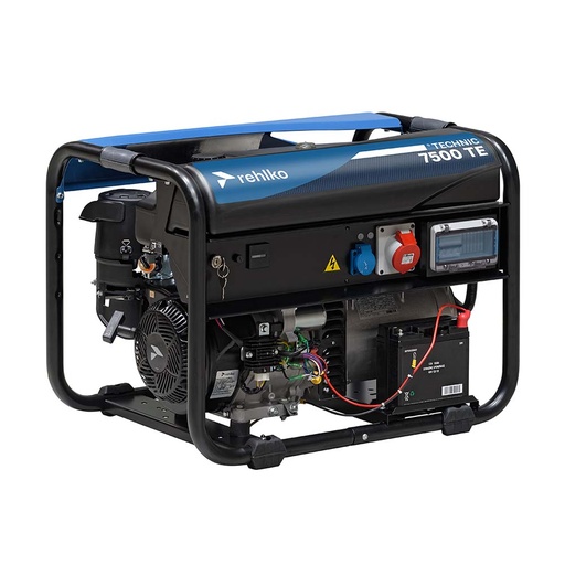 [11127557] Portatīvais ģenerators REHLKO TECHNIC 7500 TE C5, 6.5kW