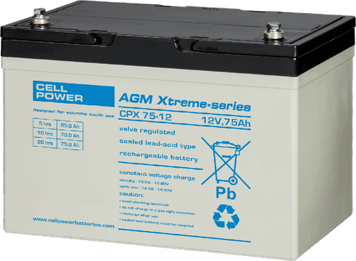 [15131075] Akumulators Cellpower CPX 75-12, 12V 75Ah