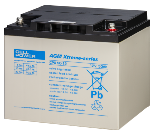 [15135512] Akumulators Cellpower CPX 50-12, 12V 50Ah