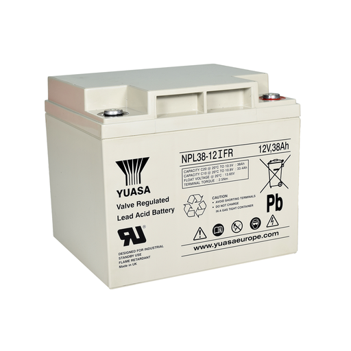 [15154542] Akumulators YUASA NPL38-12FR, 12V 38Ah