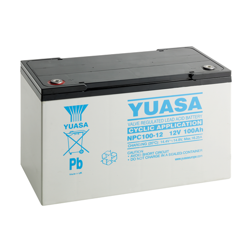 [15154555] Akumulators Yuasa 12V 100Ah (NPC100-12)