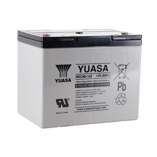 [15154581] Akumulators Yuasa 12V 80Ah (REC80-12)