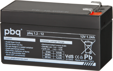[1560211] Akumulators PBQ 1.2-12, 12V 1.2Ah