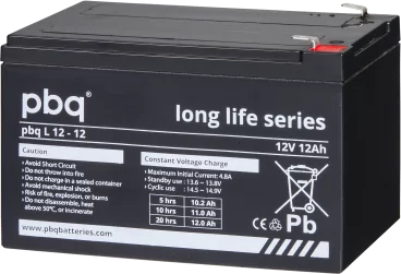 [1561212] Akumulators PBQ L 12-12, 12V 12Ah