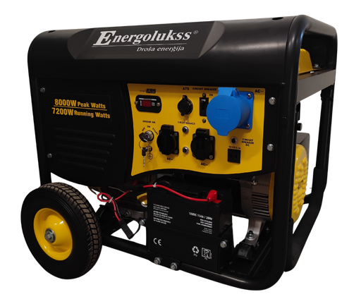 [11511073] Portatīvais ģenerators Energolukss DB8000E, 8kW